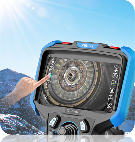 QIE系列工業(yè)內(nèi)窺鏡屏幕大、內(nèi)窺鏡檢測視野更廣